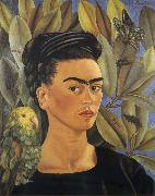 Frida Kahlo Self-Portrait with Bonito oil painting artist